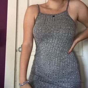 Grey Halter Top Dress